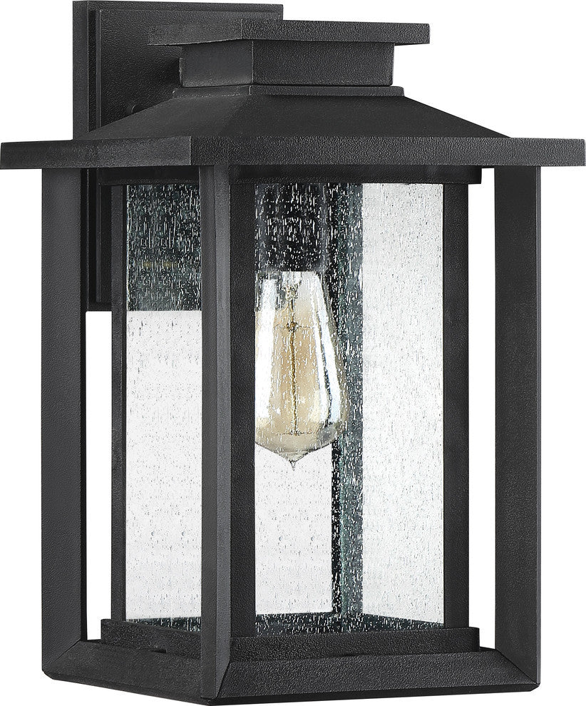 Quoizel WKF8409EK One Light Outdoor Wall Lantern Wakefield Earth Black