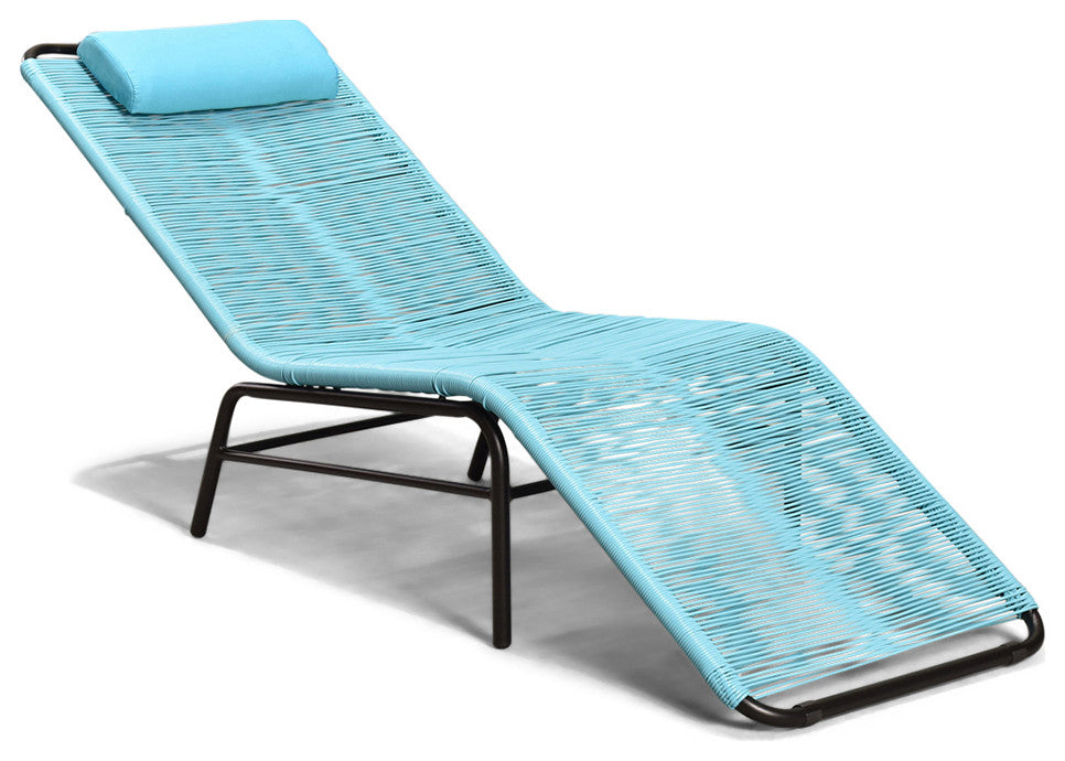 Acapulco 6 Piece Chaise Lounge Set, Glacier Blue