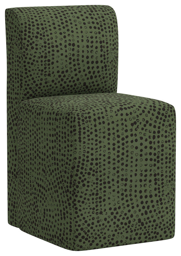 Dining Chair, Aussie Dot Sage Oga
