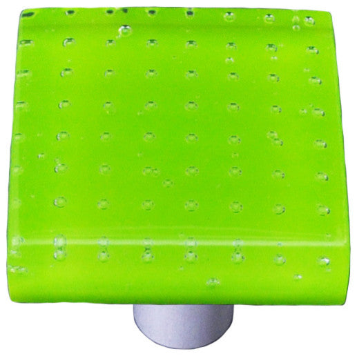Bubbles Spring Green, Knob, Black Post