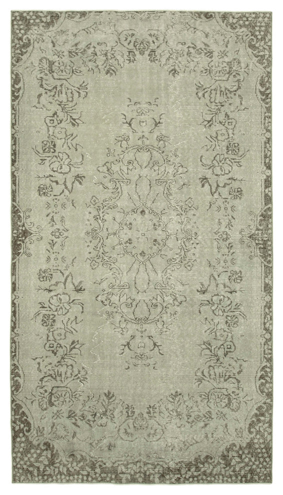 Rug N Carpet - Handwoven Anatolian 5' 1" x 9' 2" Vintage Overdyed Area Rug
