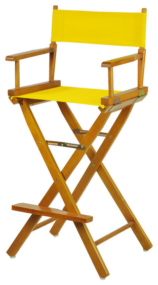 030" Director's Chair Honey Oak Frame-Gold Canvas