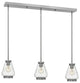 Hinkley Finley Pendant Small 3-Light Linear, Brushed Nickel