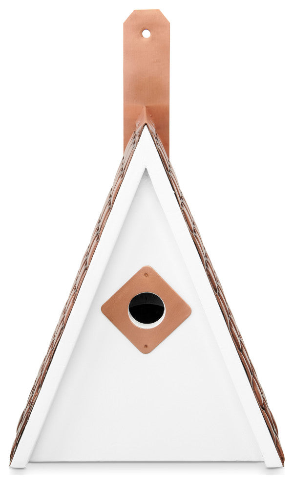 Swiss Chalet Bird House, Pure Copper Roof By Good Directions