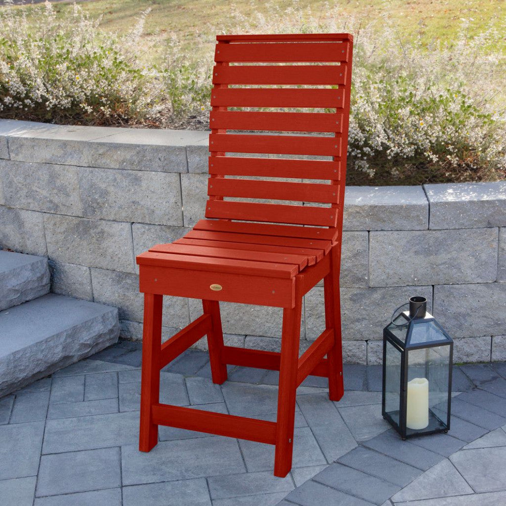 Weatherly Counter Side Chair, Rustic Red