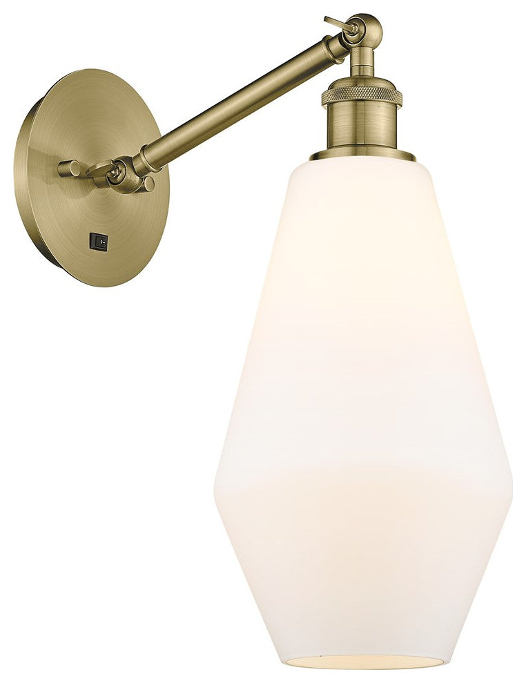 Innovations 317-1W-AB-G651-7-LED 1-Light Sconce, Antique Brass