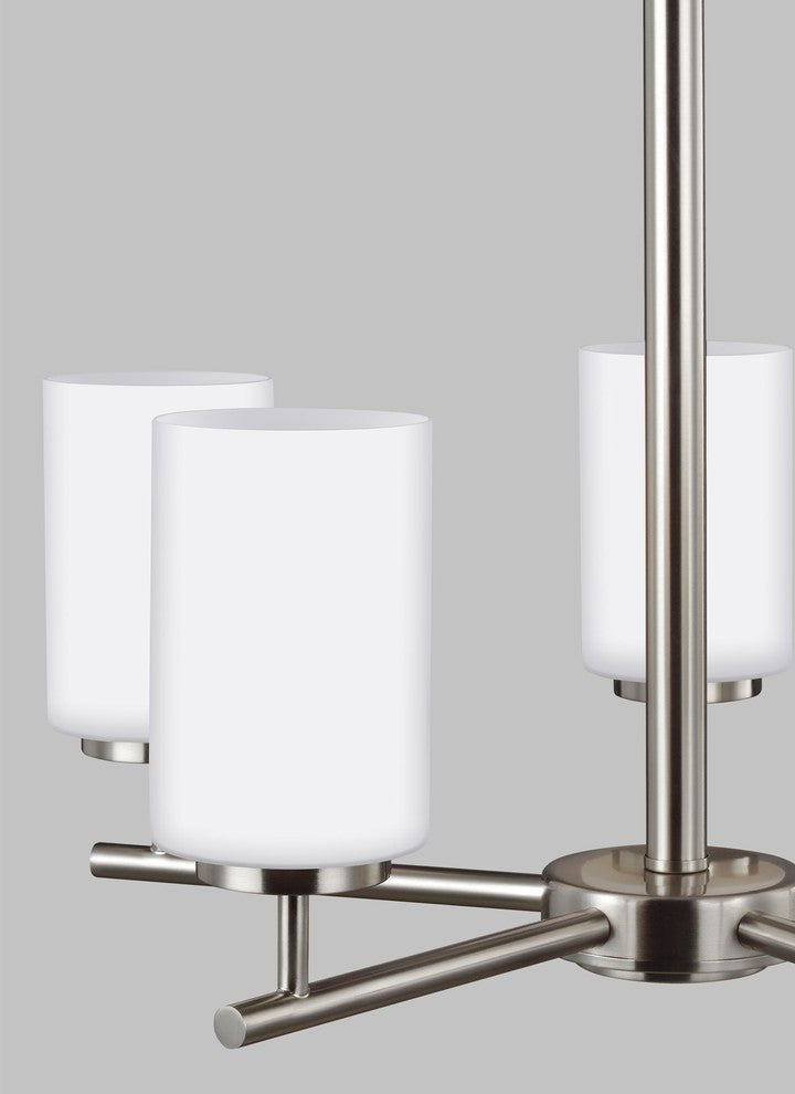 Generation Lighting Lighting 5-Light Chandelier, Brushed Nickel