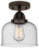 Large Bell Semi-Flush Mount, Oil Rubbed Bronze, Seedy, Seedy