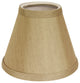 4" Pale Brown Set of 6 Chandelier No Slub Lampshades