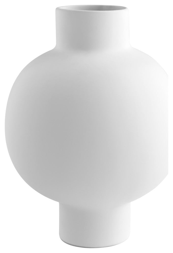 Libra Vase, White, Small