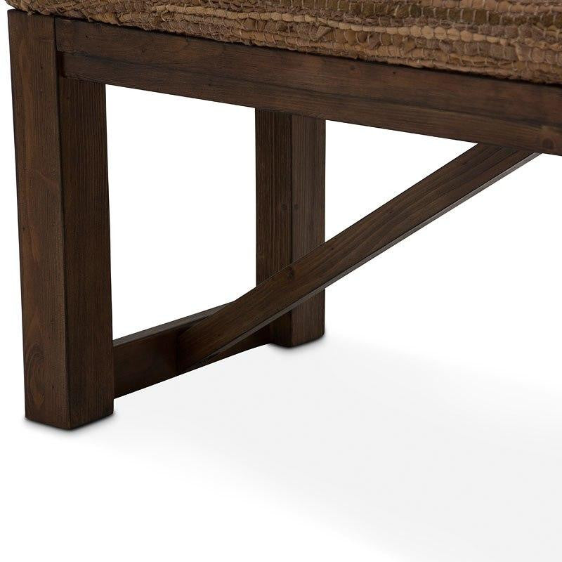 Aico Amini Carrollton Bench in Rustic Ranch