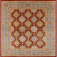 Ahgly Company Indoor Square Mid-Century Modern Area Rugs, 5' Square