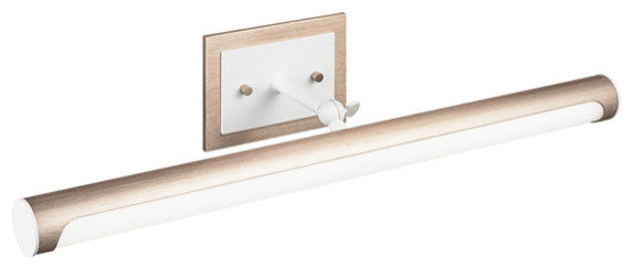Matteo Lighting S08623ORWH Wall Sconce, Oxidized Rose / White Finish