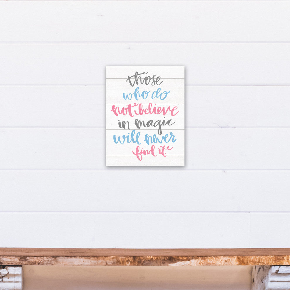 Belive in Magic 11x14 Canvas Wall Art