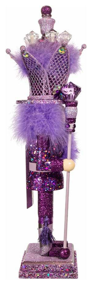Kurt Adler 16" Hollywood Purple King Nutcracker