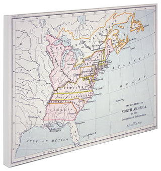 'N. America Declaration of Independence' Canvas Art