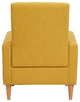 Modern Upholstered Accent Armchair with Pillow