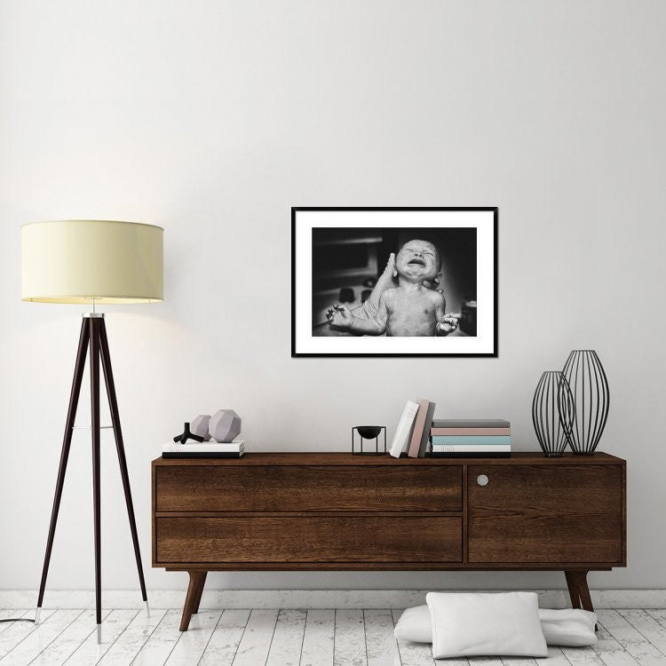 "No Words To Describe The Feeling" Framed Digital Print by Piet Flour, 38"x28"