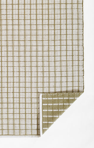 Novogratz Malmo MLO-2 Grid Rug, Green, 2'x3'
