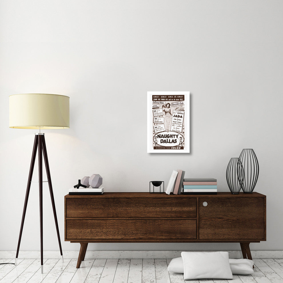 "Vintage Vices: Naughty Dallas" Digital Paper Print by Vintage Vices, 18"x26"