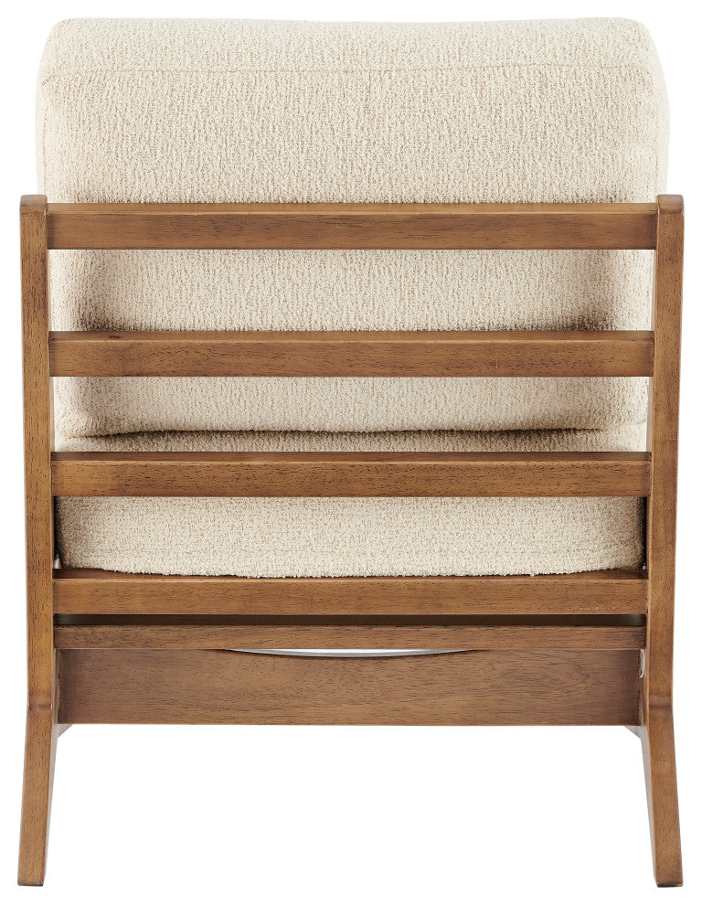 Chandler Armless Accent Chair, Palladian Beige, Fabric