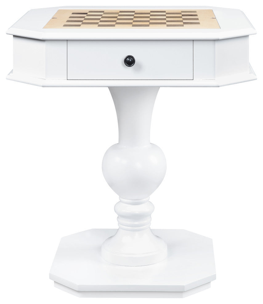 Galini Game Table, White