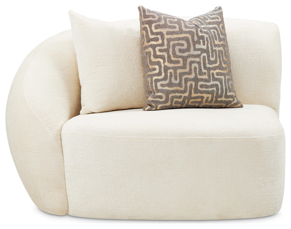 Le Montreaux 5-Piece Modular Chenille Sectional, Gardenia