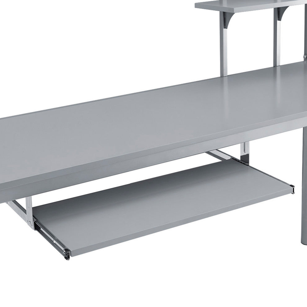 Roseto WEIF38478 Full Steel Loft Bed - Black
