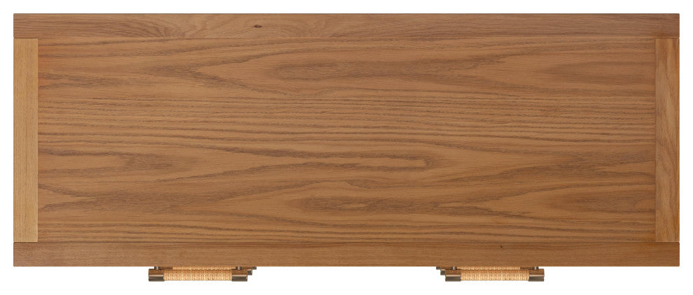 Mesa Cane and Solid Wood 6-Drawer Dresser