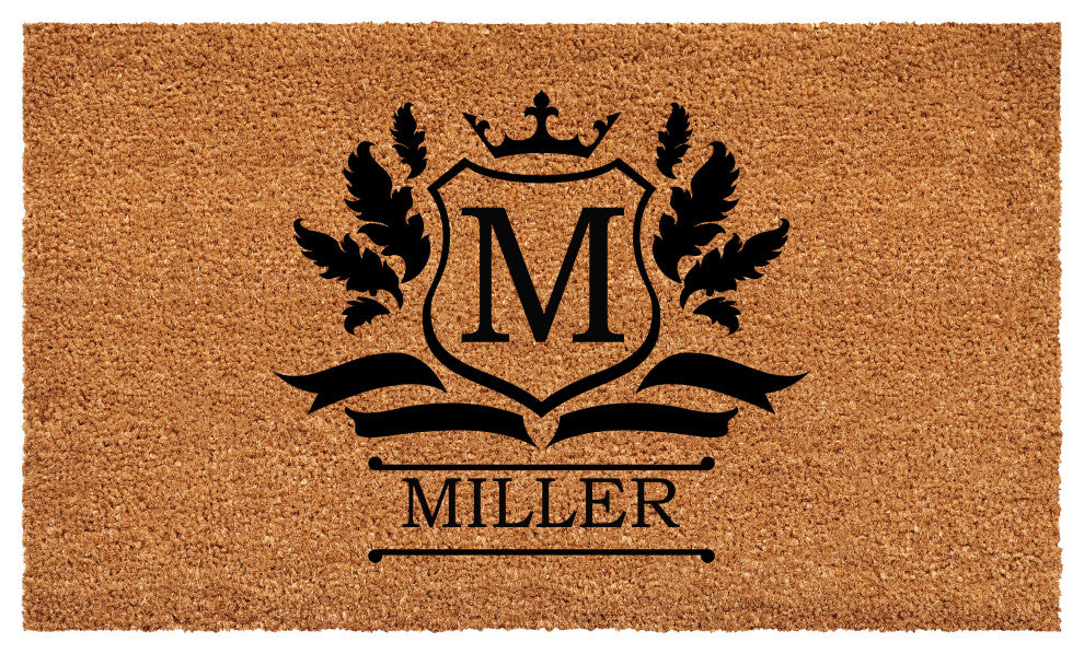 Calloway Mills Imperial Doormat, 17"x29", Letter M
