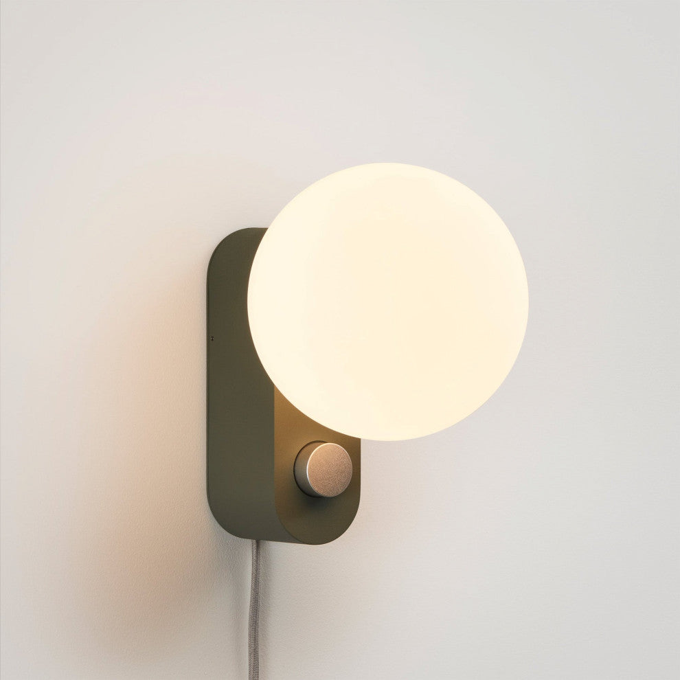 Alumina Table Lamp Sage With Sphere IV