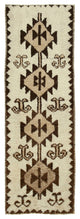 Rug N Carpet - Handmade Turkish 3' 5" x 10' 2" Unique Runner Rug