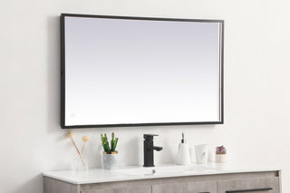 Modern Black Led Mirror