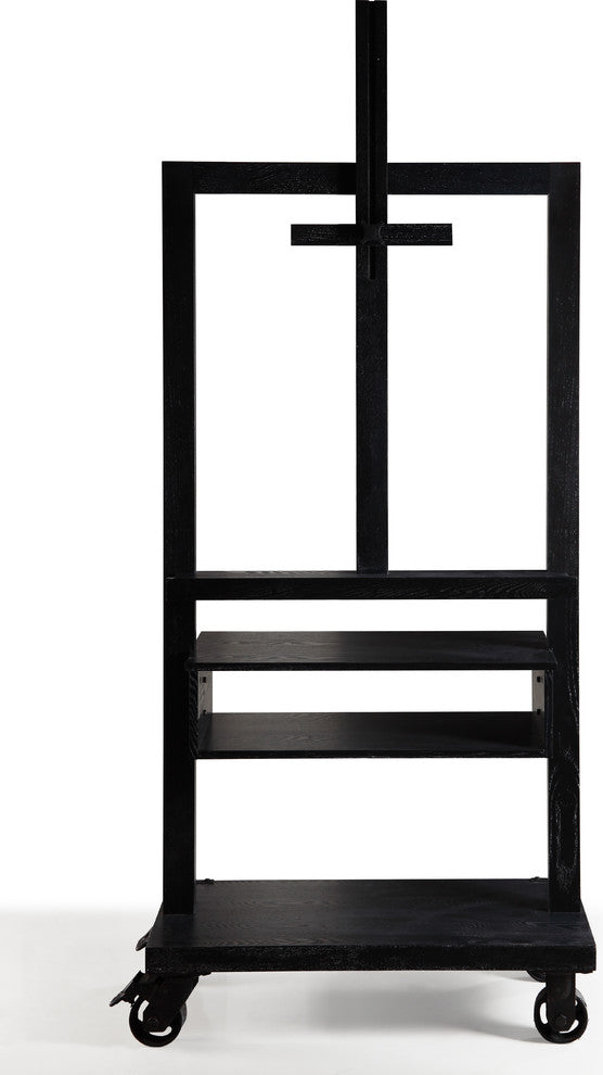 Posh Pollen Cullen Entertainment TV Media Stand, Black