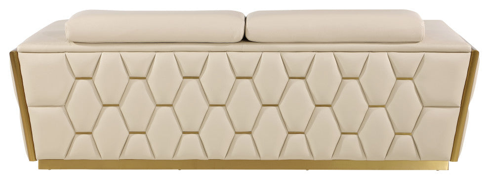 Enzo Top Grain Italian Leather  Sofa
