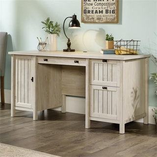Sauder Costa Engineered Wood 3-Drawers Computer Desk in Chalked Chestnut