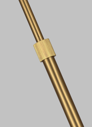 Signoret Task Floor Lamp, Burnished Brass