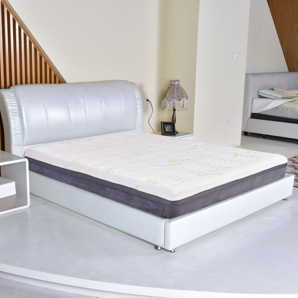 Five Size 10" Memory Foam Bamboo Fiber Mattress