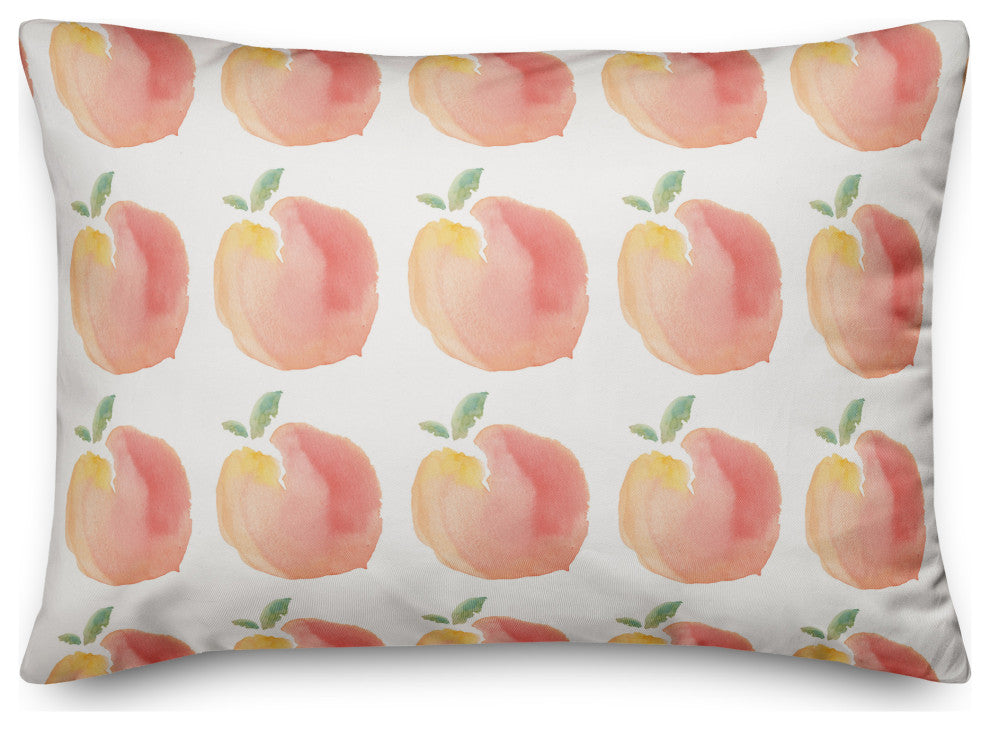 Youre A Peach Script Pillow 14x20 Spun Poly Pillow