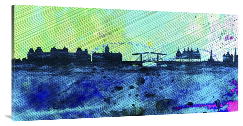 "Amsterdam City Skyline" Fine Art Print