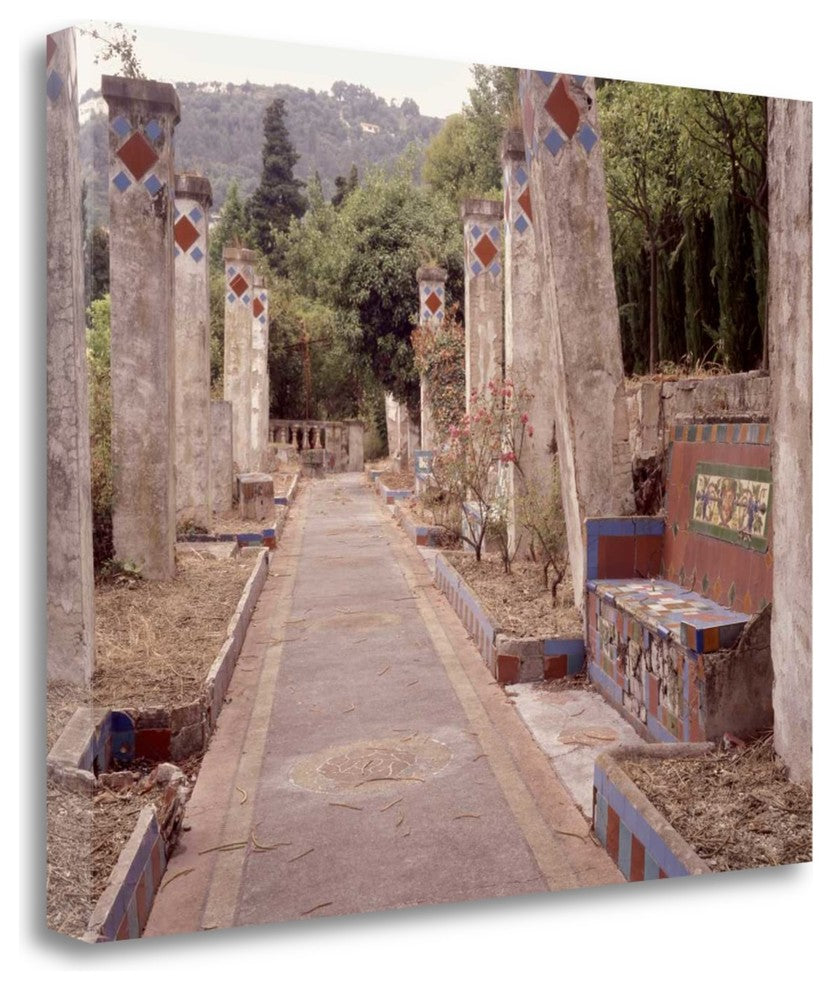 "Banc De Jardin - 8" By Alan Blaustein, Giclee Print on Gallery Wrap Canvas