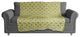 Whimsical Diamond Pattern in Green Fleece Blanket