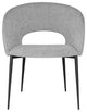 Alotti Light Grey Fabric Dining Chair