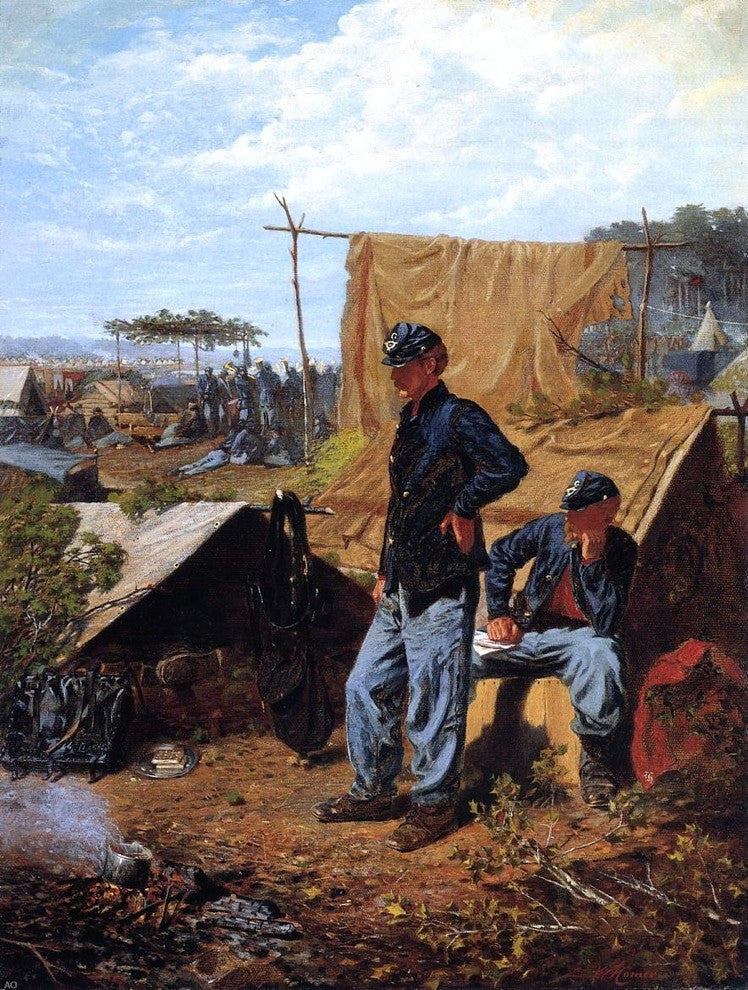 Winslow Homer Home Sweet Home, 21"x28" Wall Decal Print