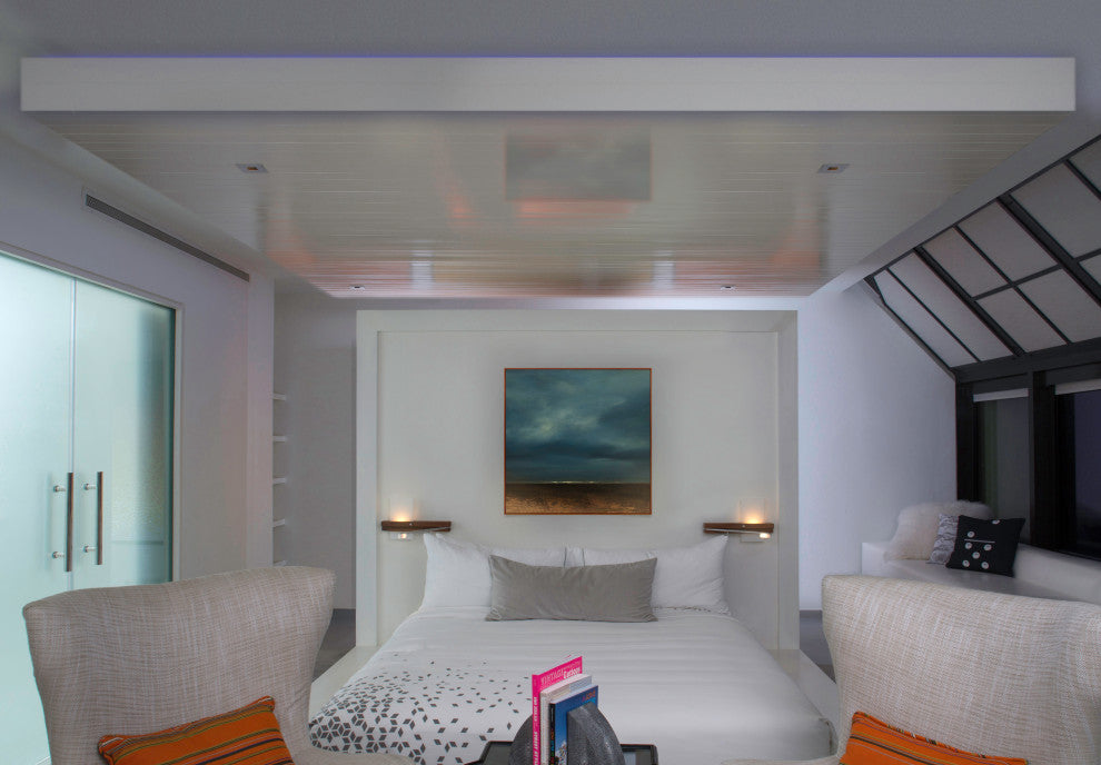 Levo LED Wall Sconce Reading Light With USB Charger, Hardwired, Left Orientation