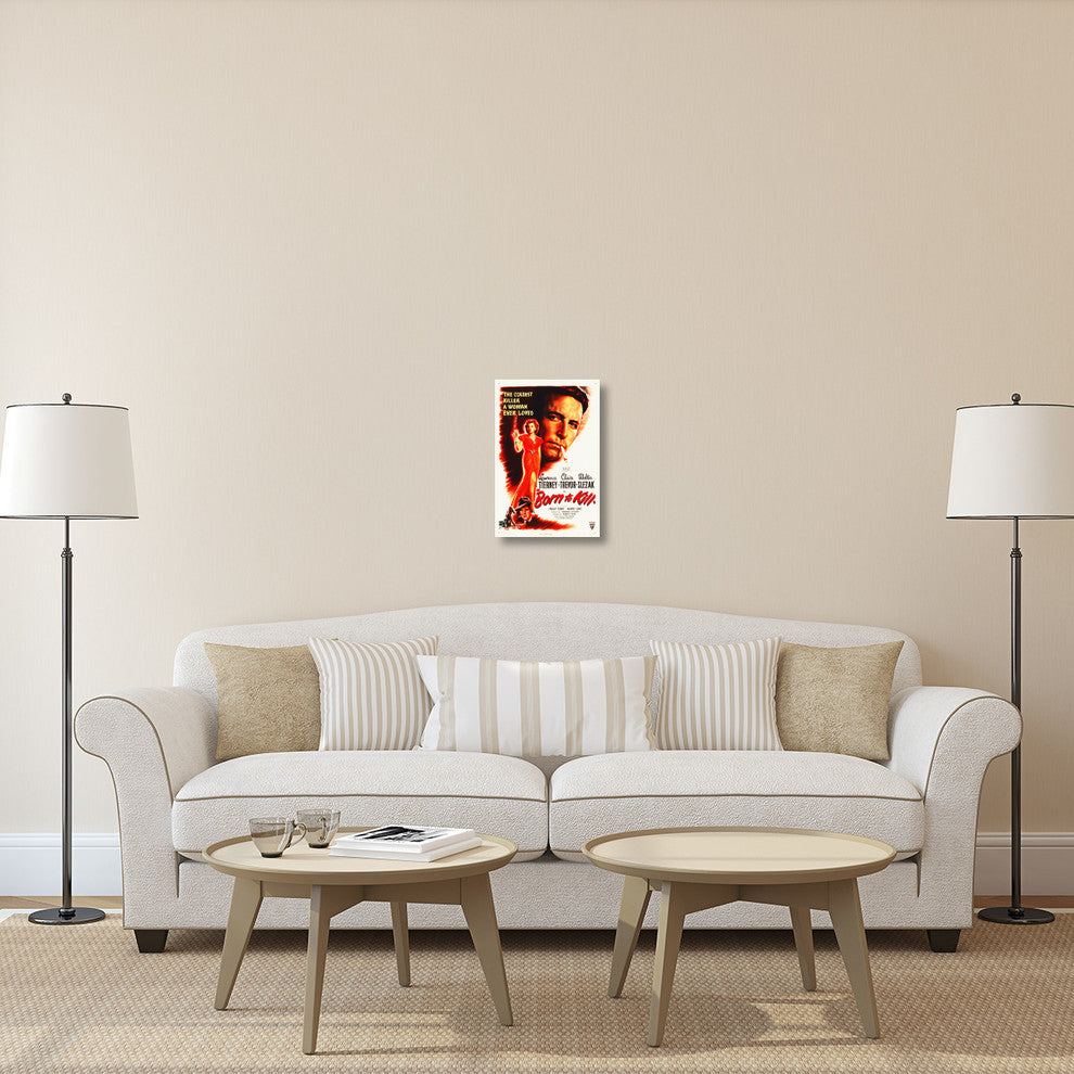 "Born To Kill" Stretched Canvas Giclee by Hollywood Photo Archive, 15x22"