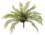 Vickerman Fq180502 18" Artificial Green Boston Fern Bush