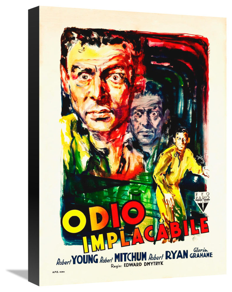 "Italian - Crossfire" Stretched Canvas Giclee by Hollywood Photo Archive, 16x22"