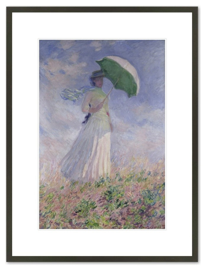 Woman with a Parasol turned to the Right, 1886
