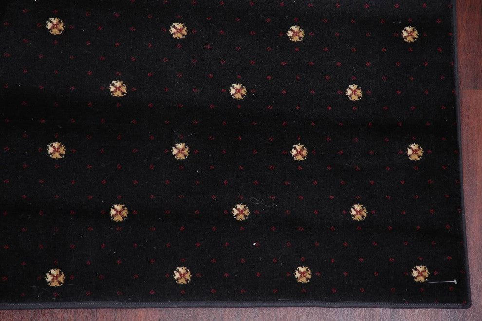 Modern Circles & Dots Area Rug Traditional Turkish Carpet , Black, 6x9